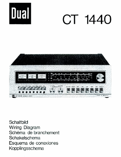 Dual CT 1440 FM/AM tuner   schema